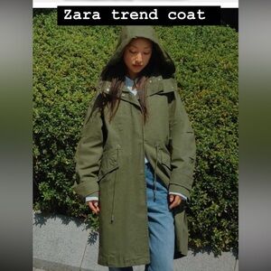 NWT ZARA TREND Hooded Parka Coat SIZE L
PRICE FIRM